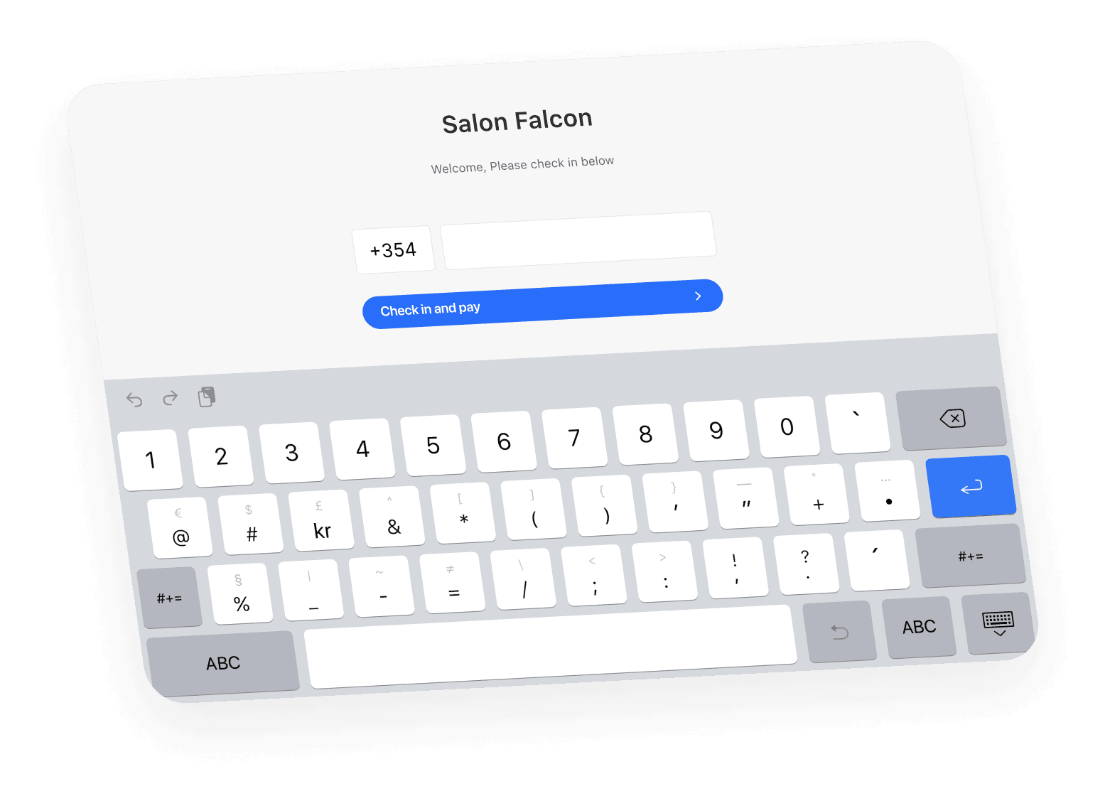 Check-in app