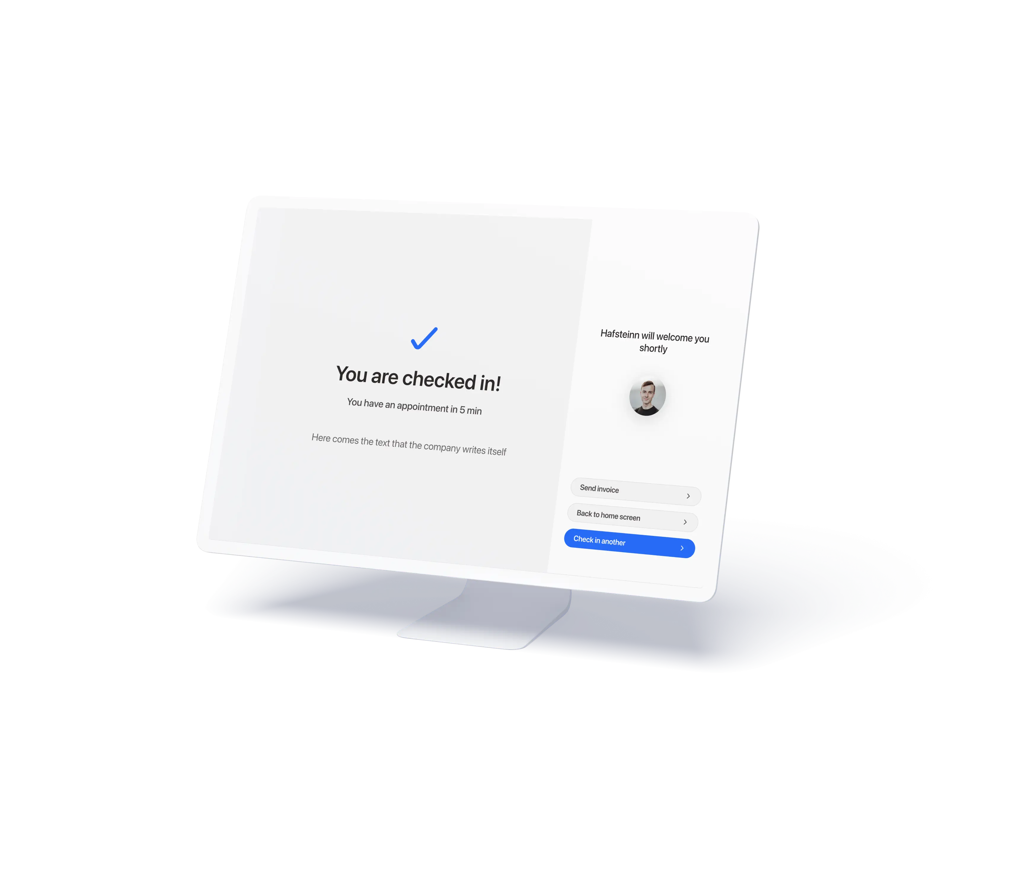 Check-in app