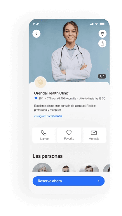 Clínicas mobile booking