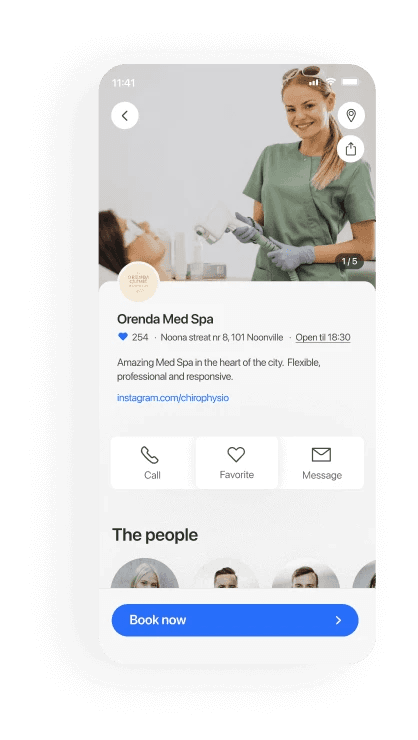 Med spas mobile booking