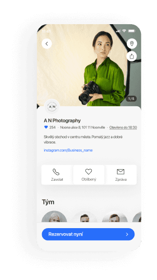 Fotografové mobile booking
