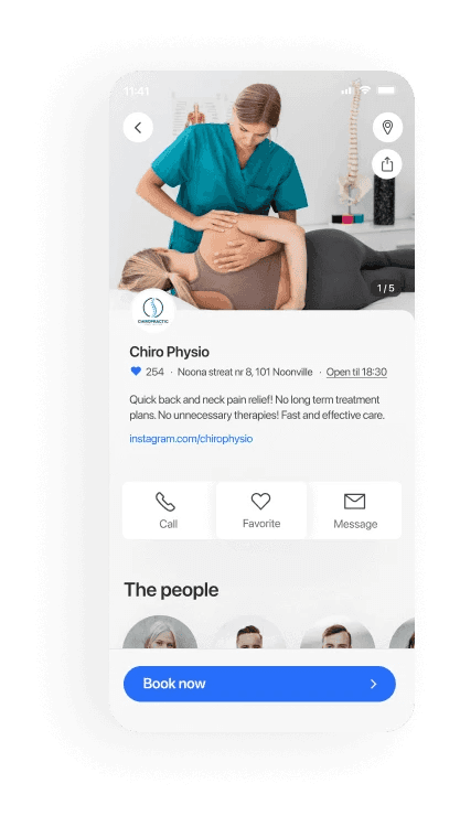 Chiropractors mobile booking