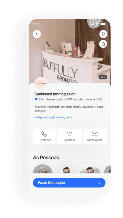 Solários mobile booking