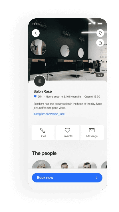 Hair salons mobile booking