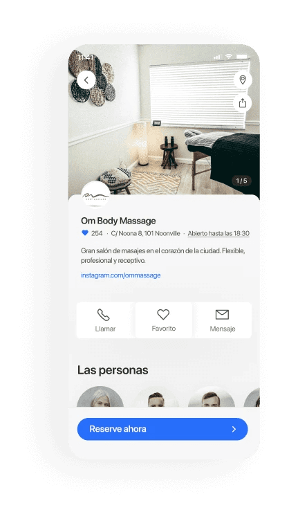 Salones de masaje mobile booking