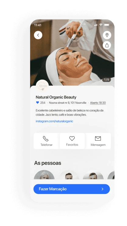 Salões de beleza mobile booking