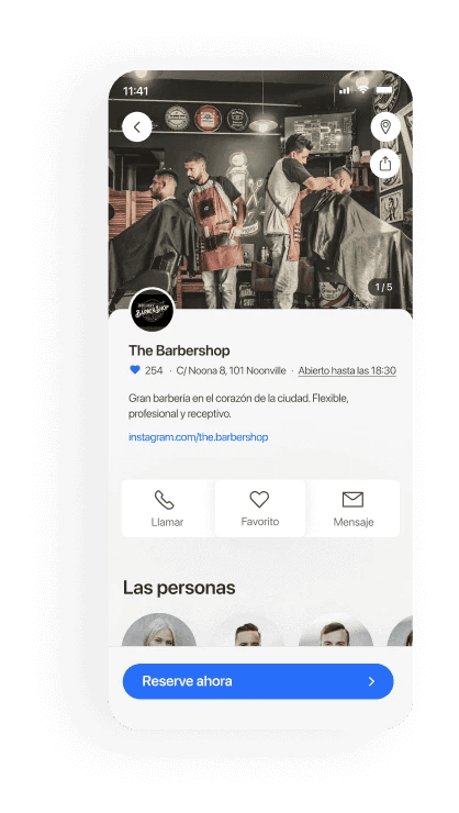 Barberías mobile booking