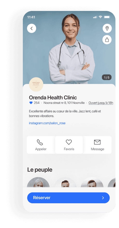 Clinique médicale mobile booking