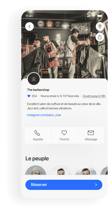 Barbershop mobile booking