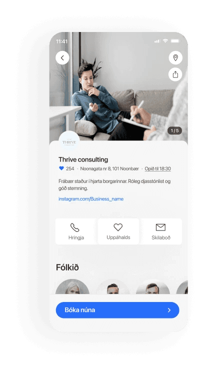 Sálfræðistofur mobile booking