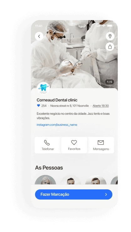 Clínicas dentárias mobile booking