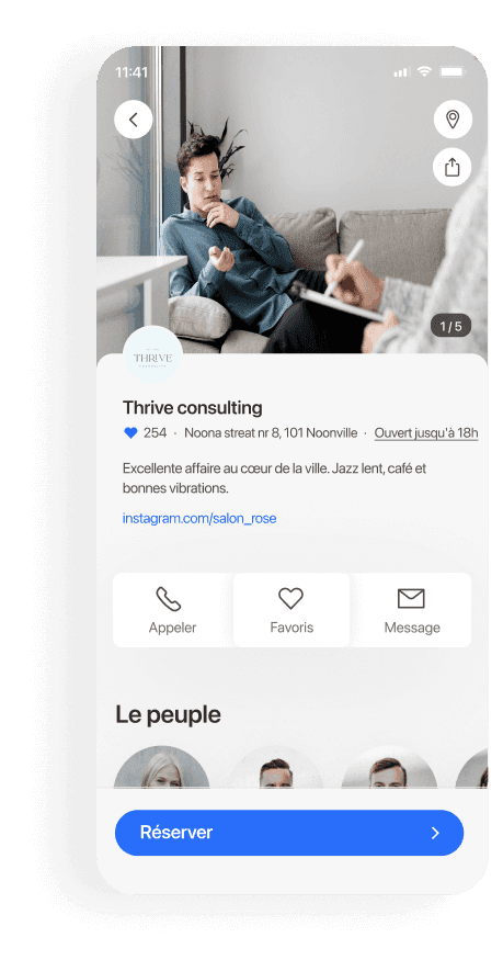 Cabinet de thérapie mobile booking