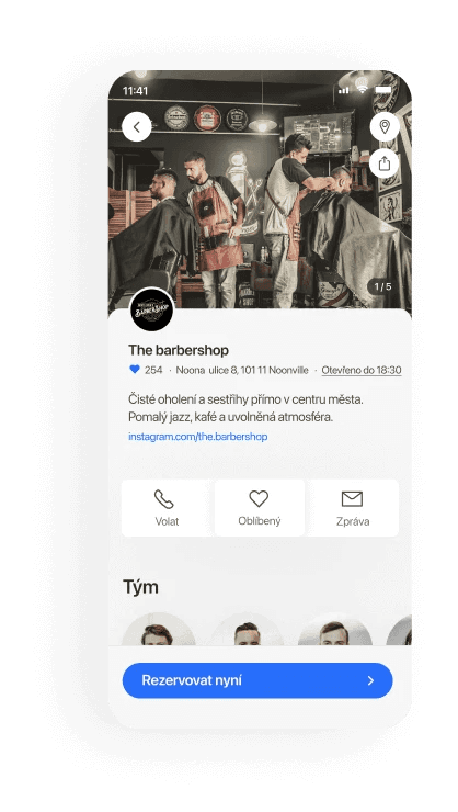 Barbershopy mobile booking
