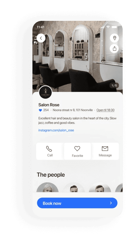 Salons mobile booking