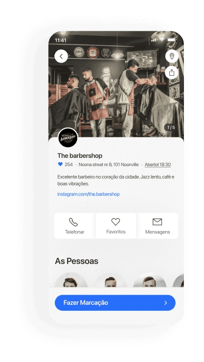 Barbearias mobile booking