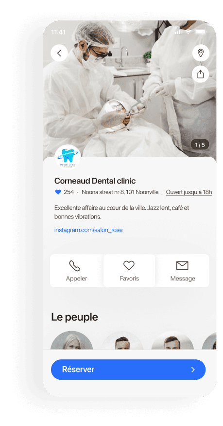 Clinique dentaire mobile booking