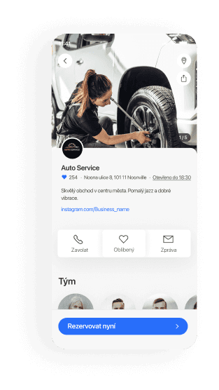 Auto servisy mobile booking