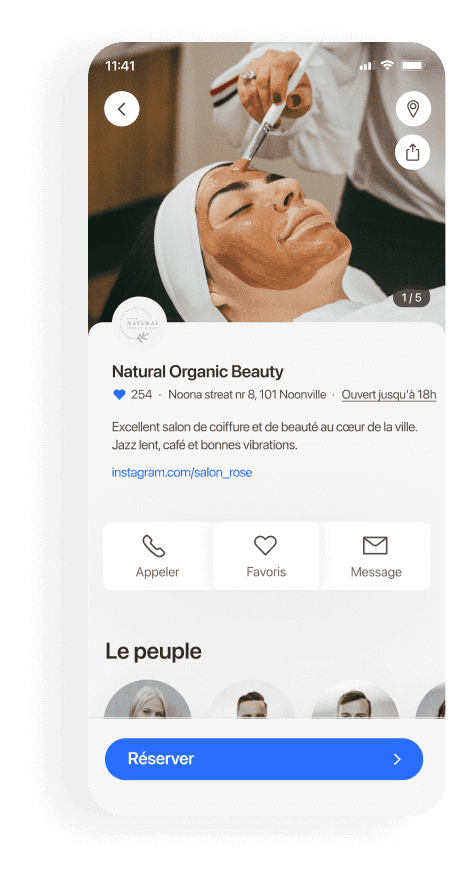 Institut de beauté mobile booking