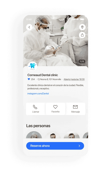 Clínicas dentales mobile booking